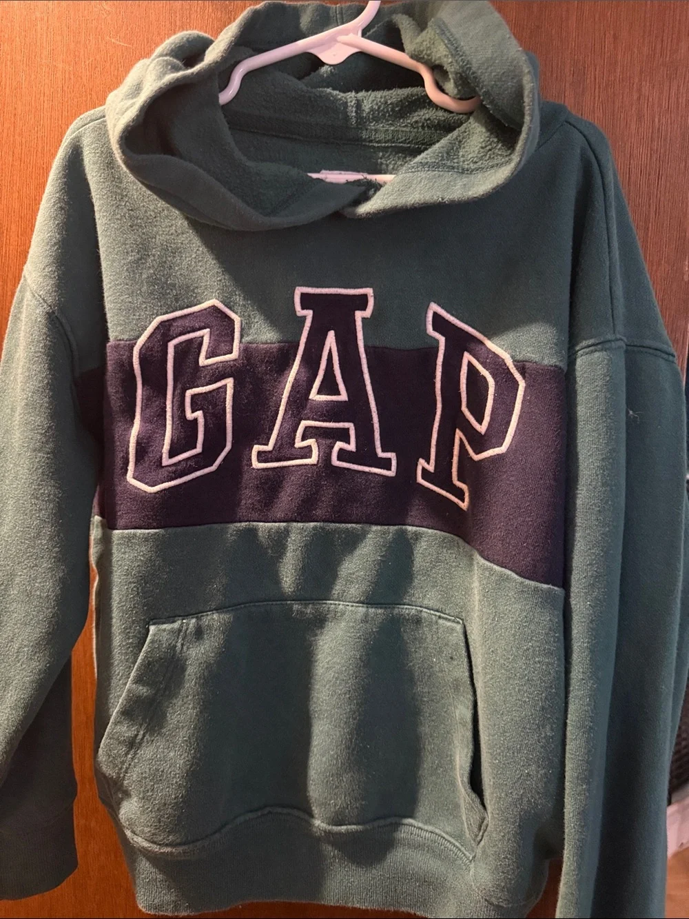 GAP Beige Crewneck Hoodie with Spider-Man Graphic